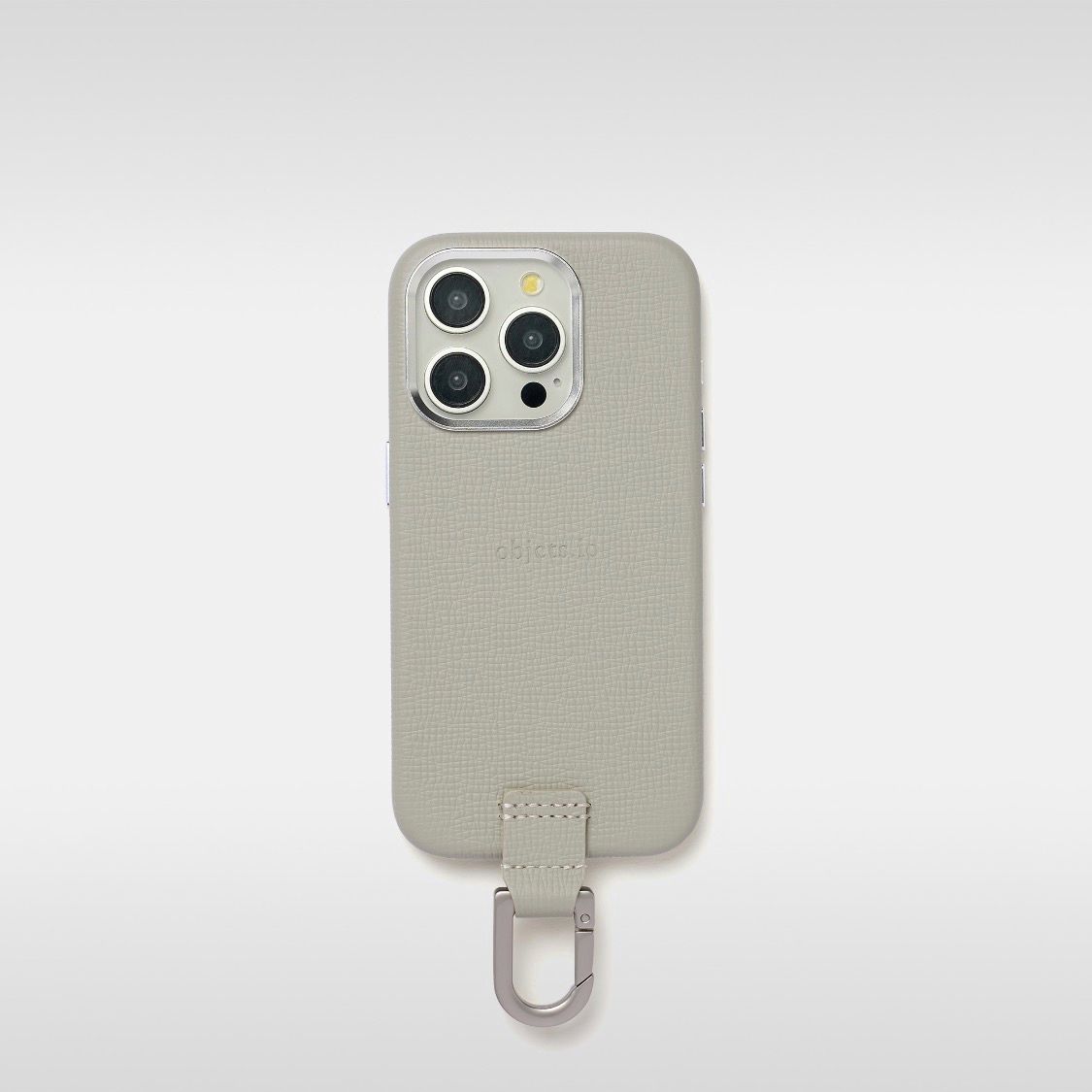 【objects.io】　iPhone15Pro ケース　White Beige objects.io】iPhone15Pro ケースWhite Beige
