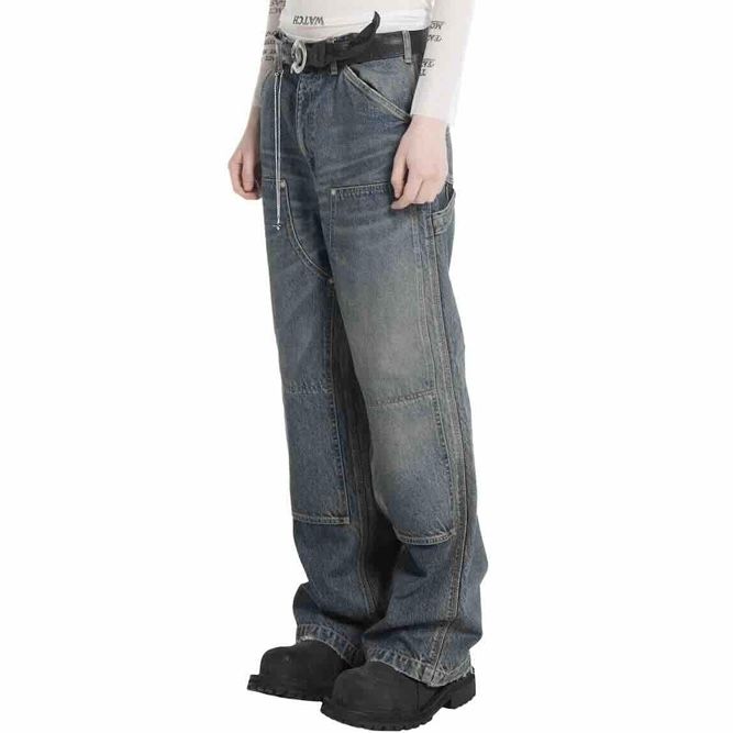 【残りわずか】Vintage Washed Painter Denim Wide Pants