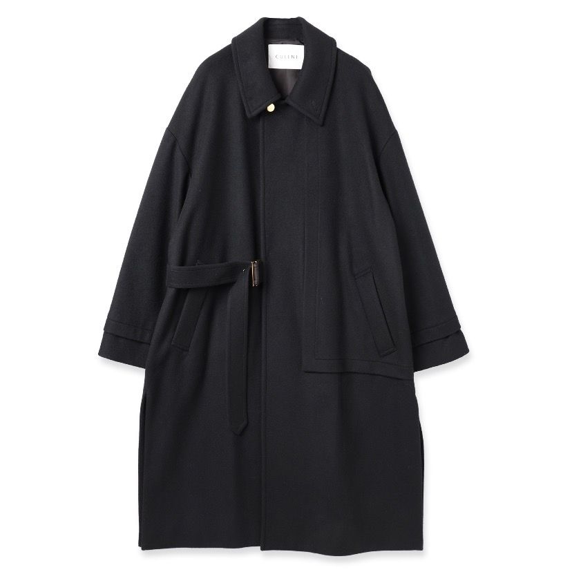 CULLNI - 【残り一点】Compressed Melton Tie Locken Coat | ACRMTSM