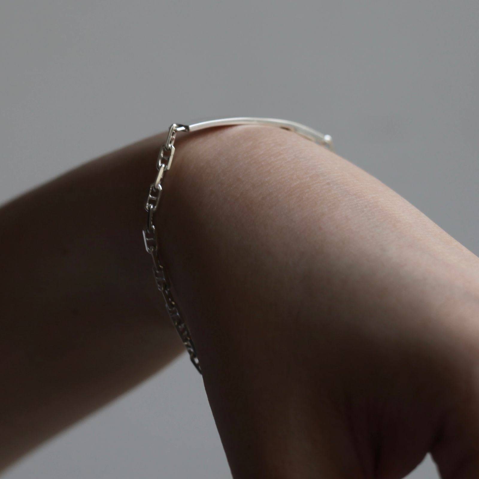 【お取り寄せ注文可能】Anchor ID Bracelet_M(WHITE)