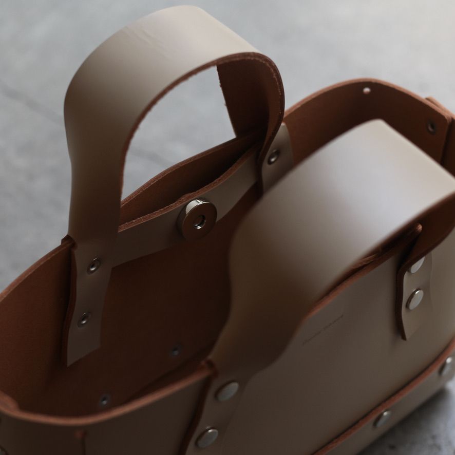 【次回入荷9月下旬予定】Assemble Rectangle Bag_S(BEIGE)