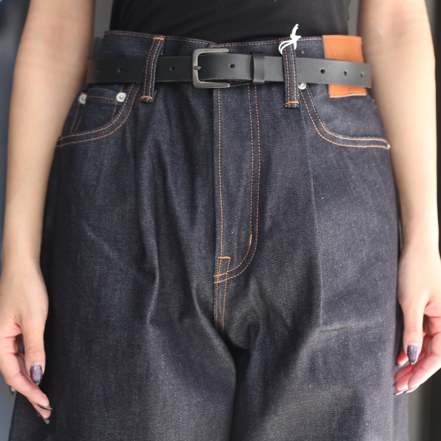 【残りわずか】Wide Rigid Denim Pants