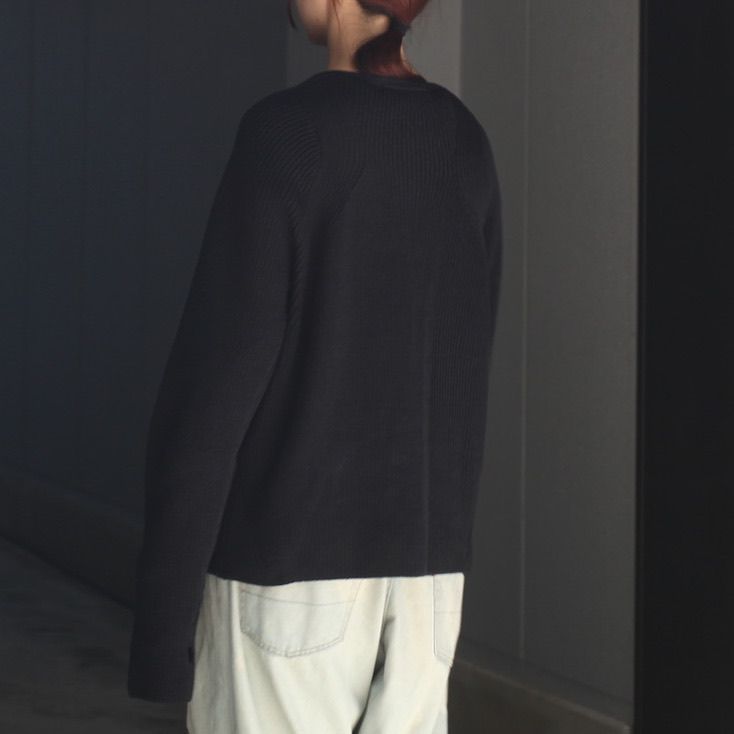 【残り一点】Ribbed Cardigan