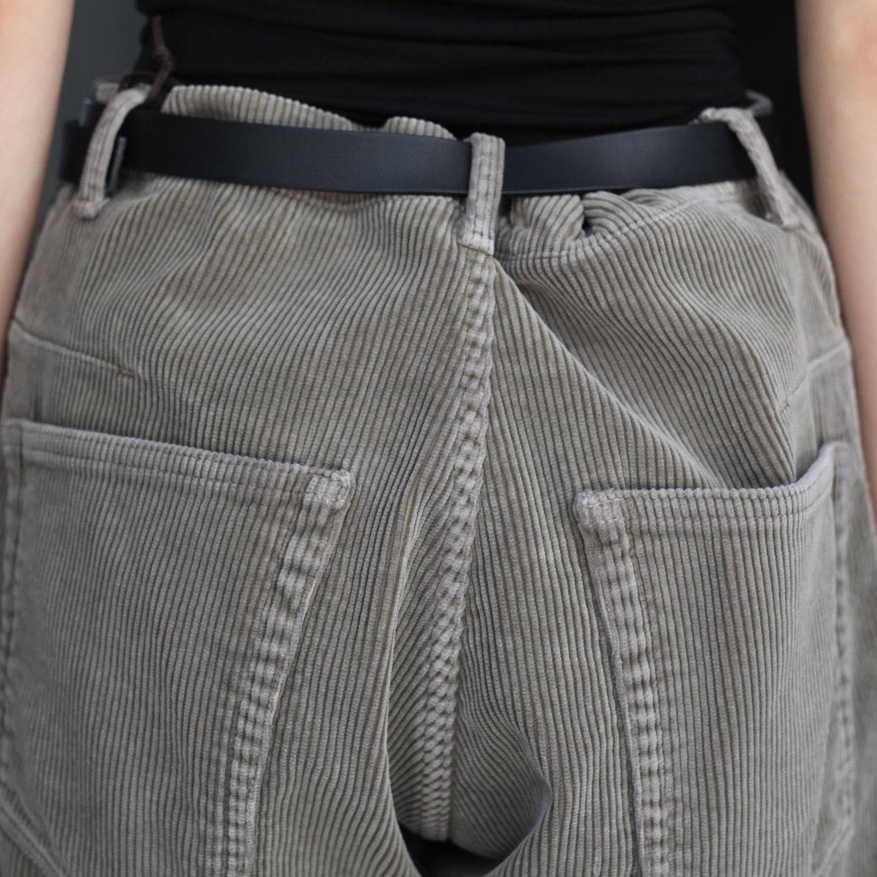 【残り一点】3D Twisted Wide Leg 5P Pants