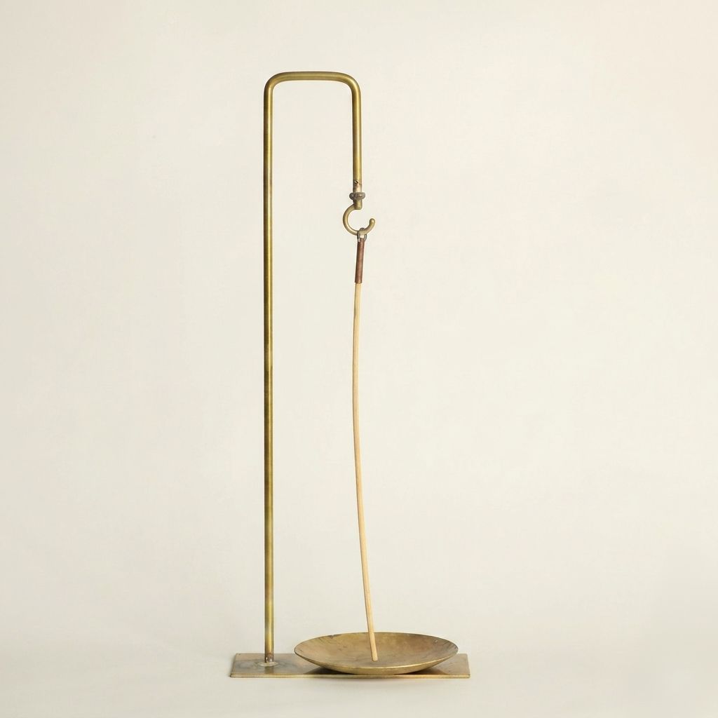 【お取り寄せ注文可能】Crane Incense Holder Antique Brass