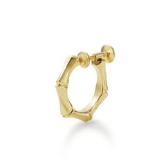 【お取り寄せ注文可能】Crockery Bamboo Earring(GOLD)