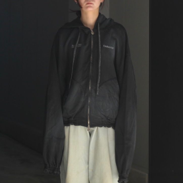 【残り一点】Washed Ordinary Old Style Zip Hoodie