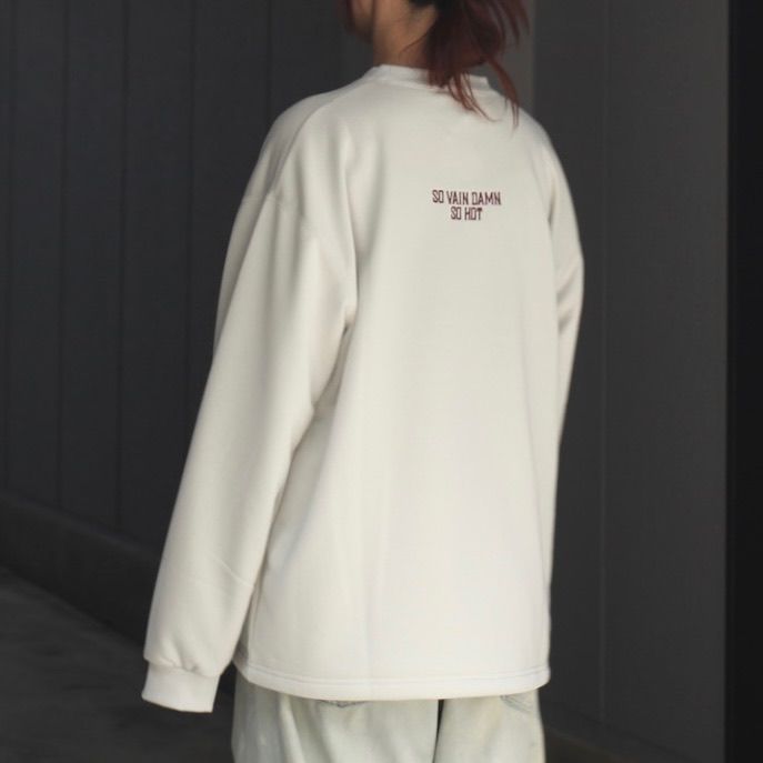 【残り一点】Calee National Logo Drop L/S Tee