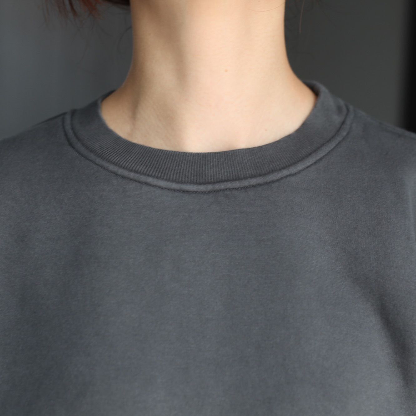 【残り一点】Pigment Dyed Crew Neck Sweatshirt