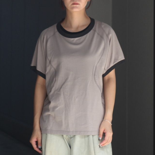【残り一点】Panelled Half Sleeve Ringer T-Shirt