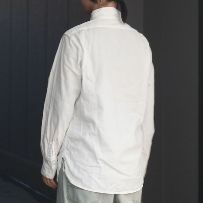 【残りわずか】White Chambray Work Shirt