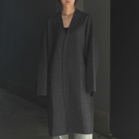 お値下げRIM.ARK(リムアーク)ウールマキシガウンコート （ジャケット  
