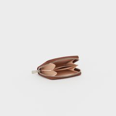【残り一点】Round Zip Case(BROWN)