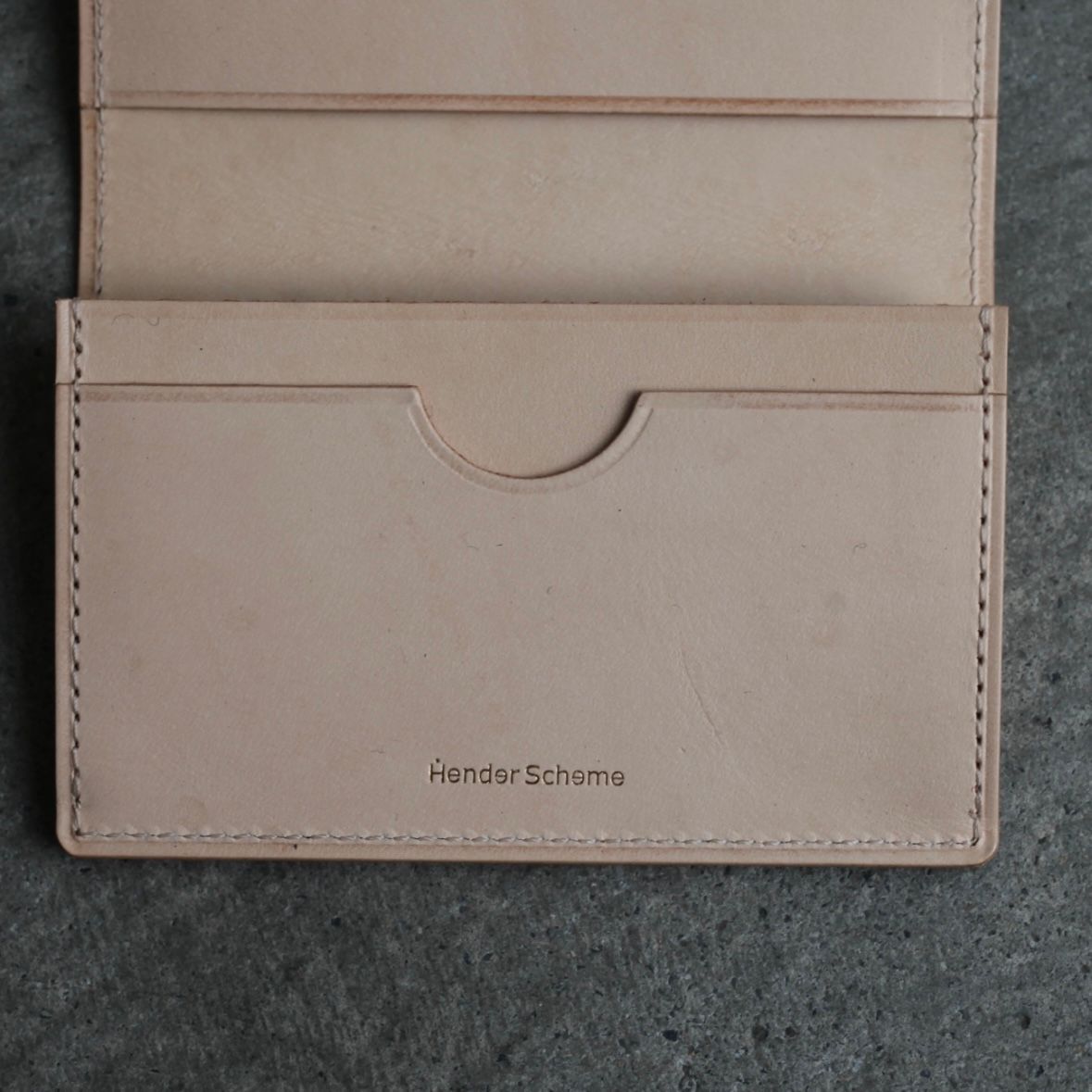 【残り一点】Folded Card Case(NATURAL)