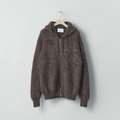 【残り一点】Kid Mohair Knit Zip Hoody