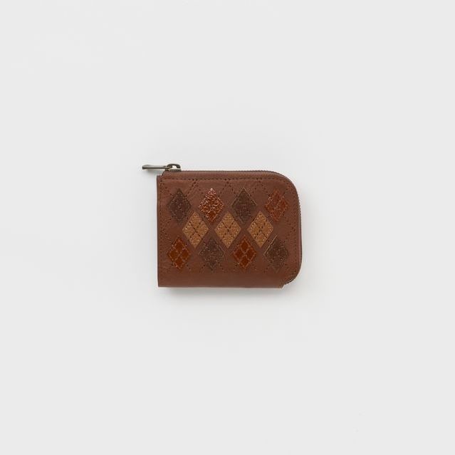 【次回入荷7月中旬予定】Argyle L Wallet(BROWN)