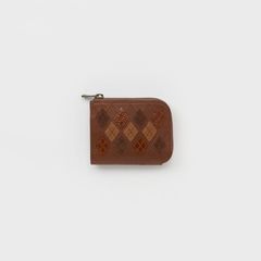 【次回入荷7月中旬予定】Argyle L Wallet(BROWN)