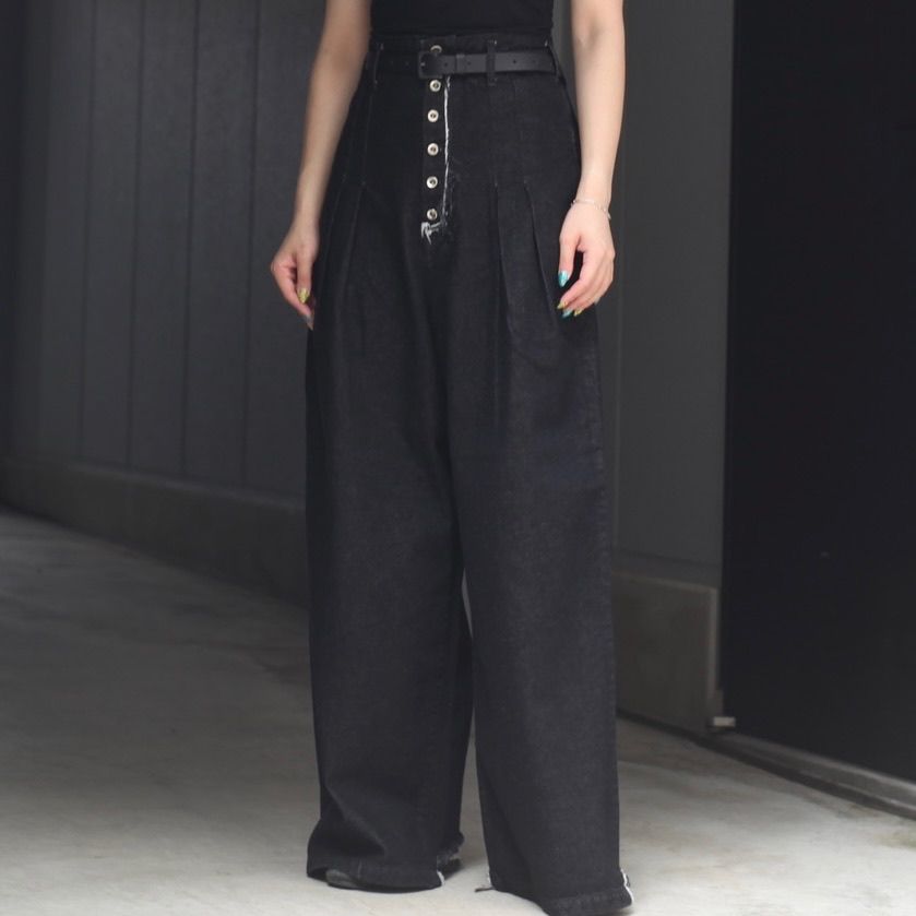 【残り一点】Hi Waist Baggy Denim Pants