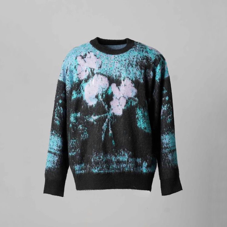 【残り一点】Contemporaryart Jacquard Shaggy Knit L/S
