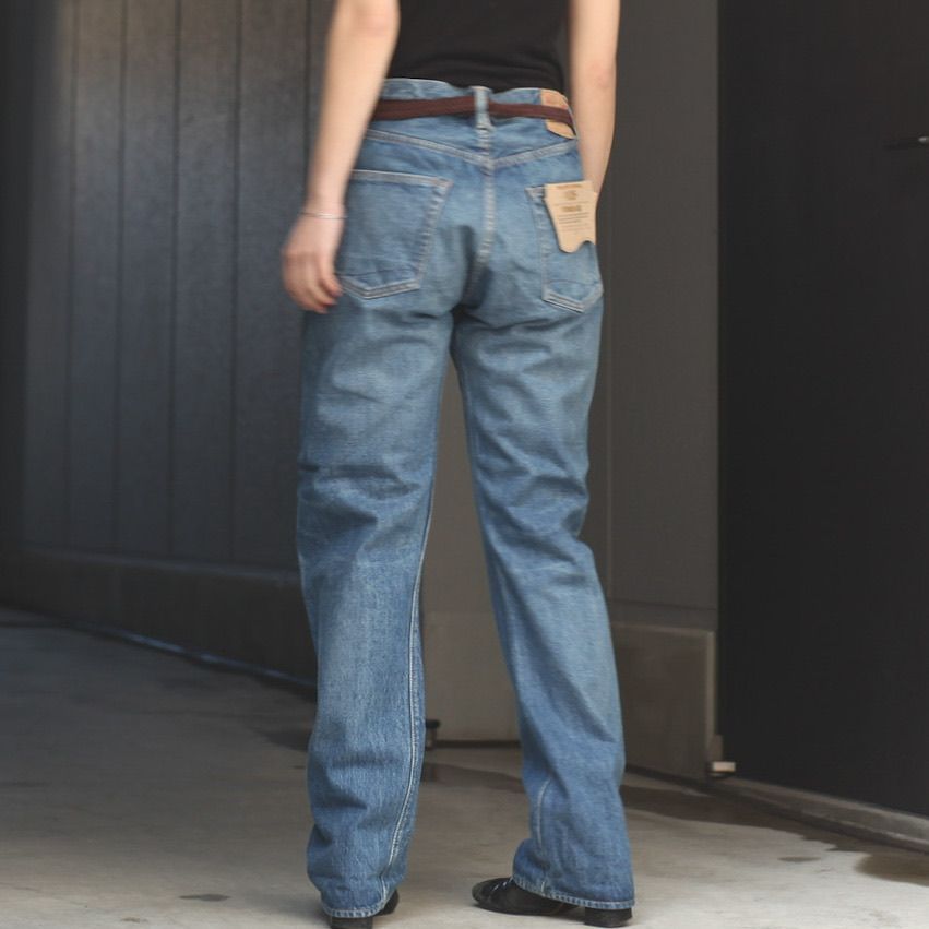 廃番orslow105レディース 1year 2 セルビッチ デニム orSlow - 【残り一点】105 Standard Selvedge Denim(2YEAR WASH