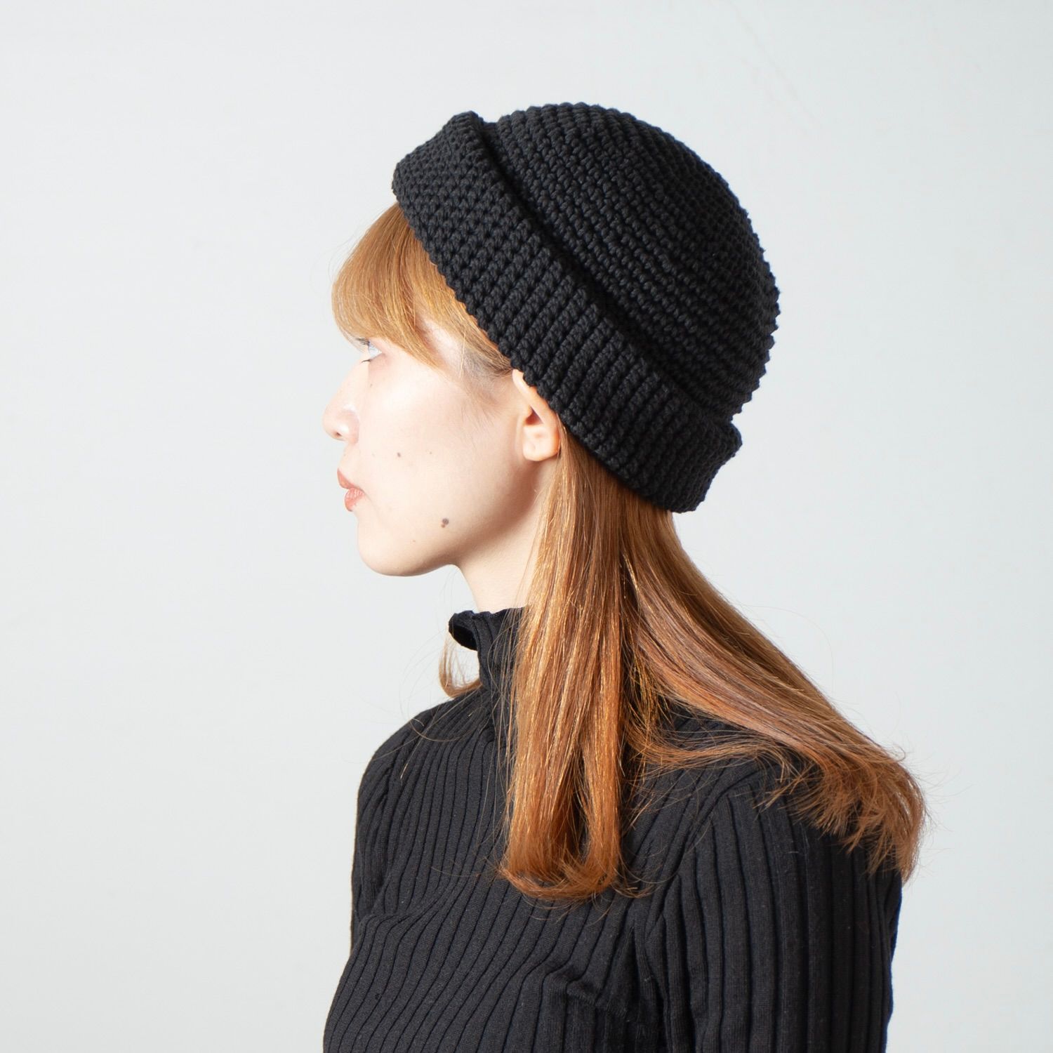 【残り一点】Hand Knit Crusher Cap