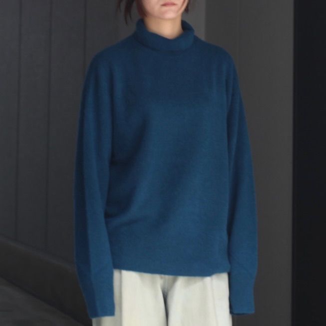 【残り一点】Cashmere Wholegarment Turtleneck Sweater