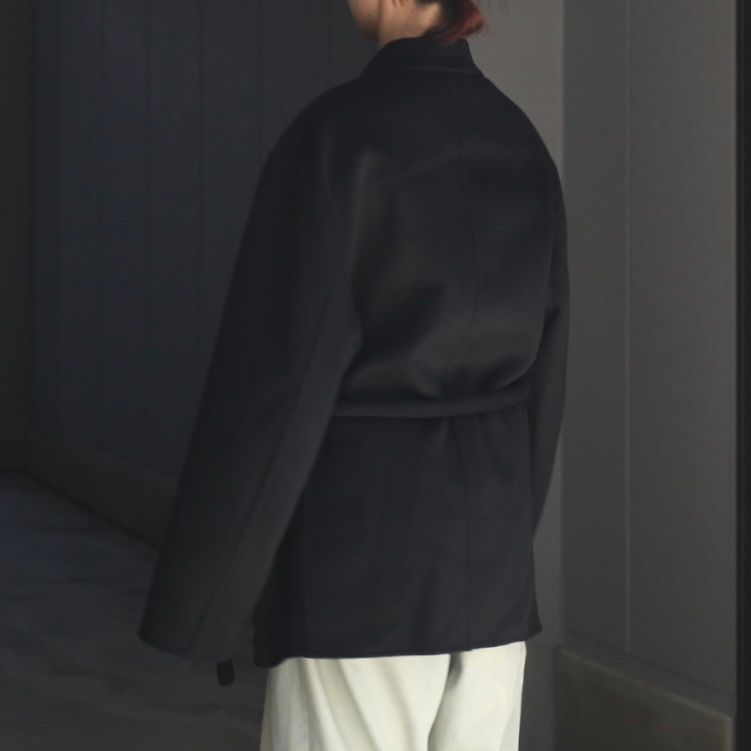 【残り一点】Wool/Cashmere Reversible Peak Lapel Jacket