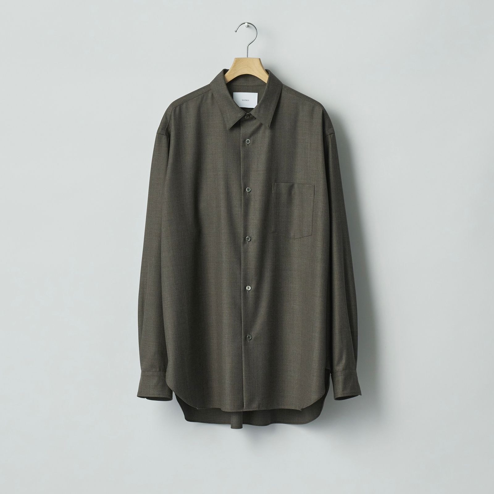 【残り一点】Extra Fine Wool Regular Collar Shirt