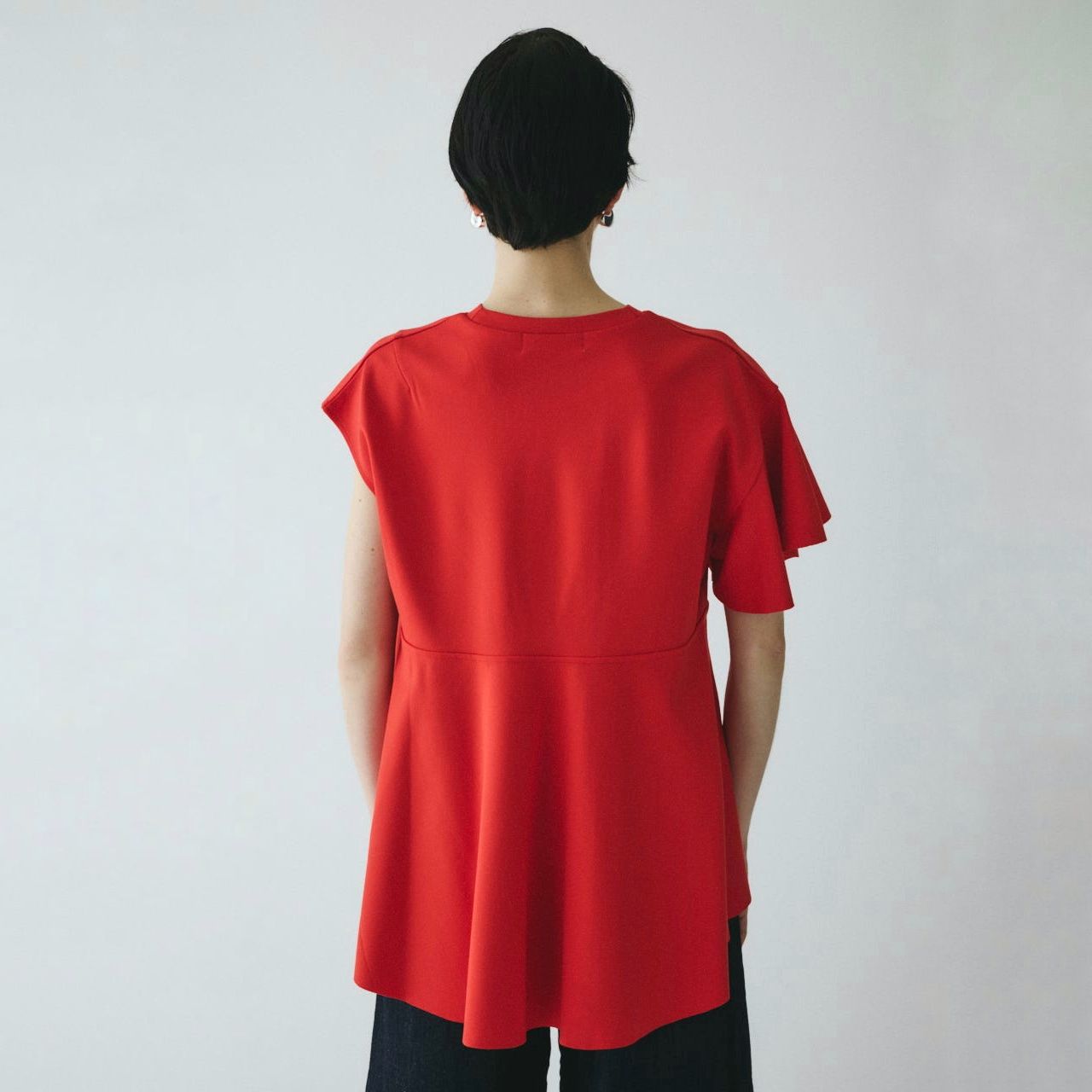 【残り一点】Cropped Ponte Tops