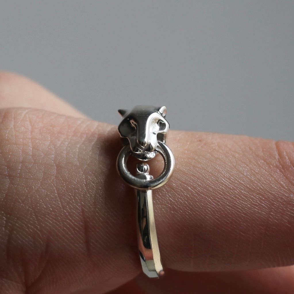 【残り一点】Panther Ring(WHITE)