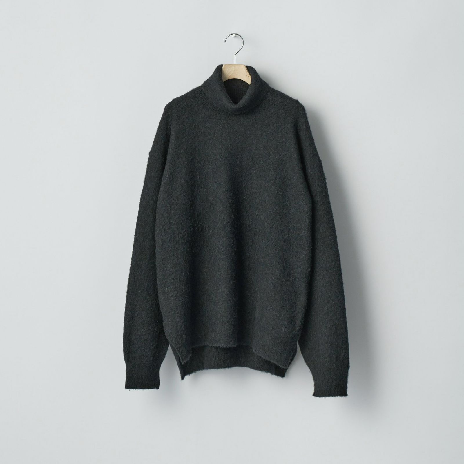 【残り一点】Wool/Alpaca Milled Knit Turtle Neck LS