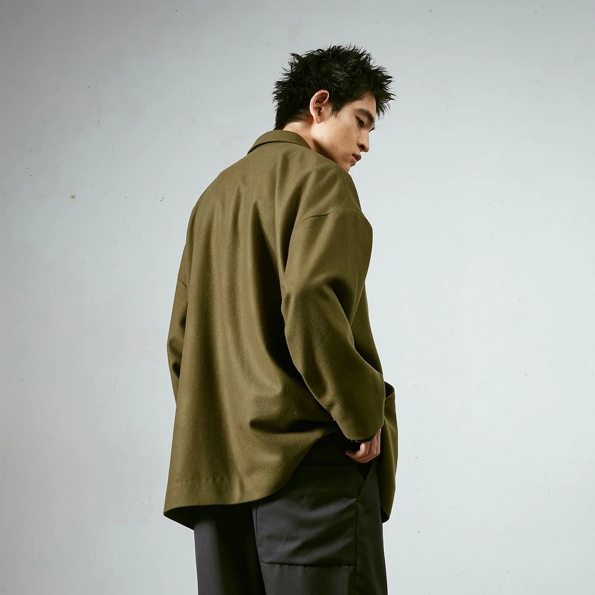 【残り一点】メルトンBIGハーフコート