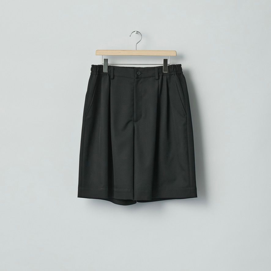 【残りわずか】Wool Kersey Wide Easy Short Trousers