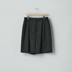 【残りわずか】Wool Kersey Wide Easy Short Trousers