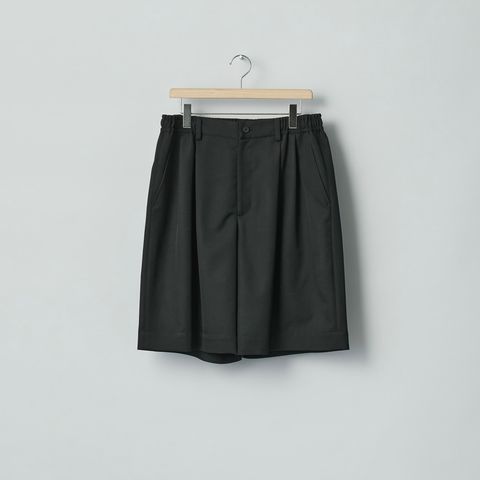 【残りわずか】Wool Kersey Wide Easy Short Trousers