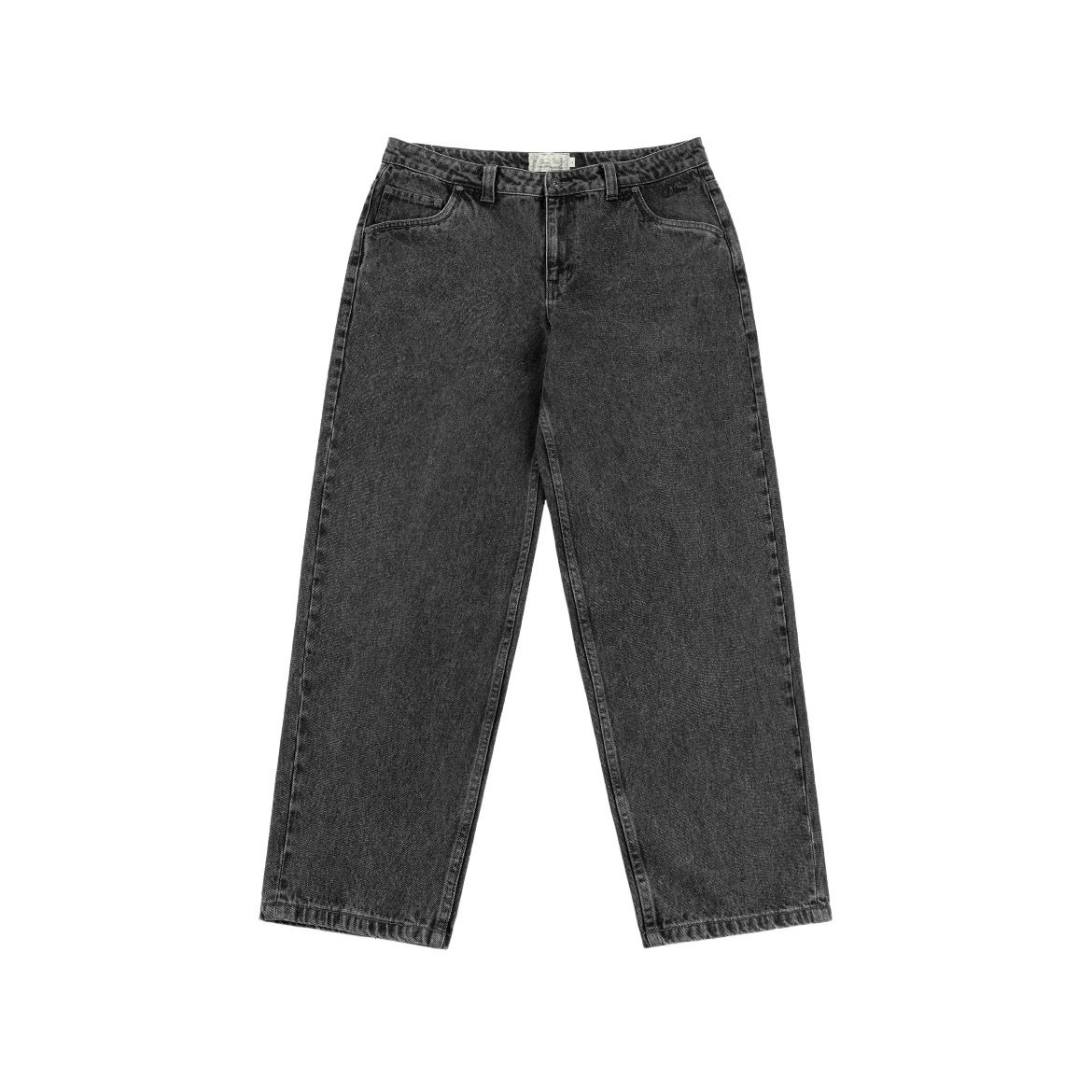 Dime ブラック ワイドデニムパンツ Dime Classic Baggy Denim Pants / Black (ダイム デニムパンツ