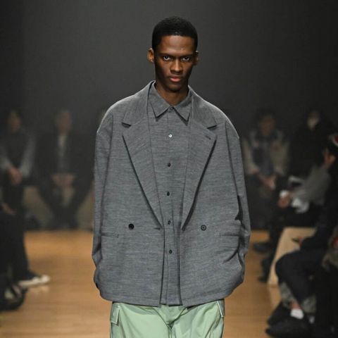 【残り一点】36G Wool Herringbone Double Jacket