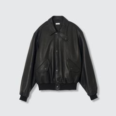 【残りわずか】Lamb Leather Bomber Jacket