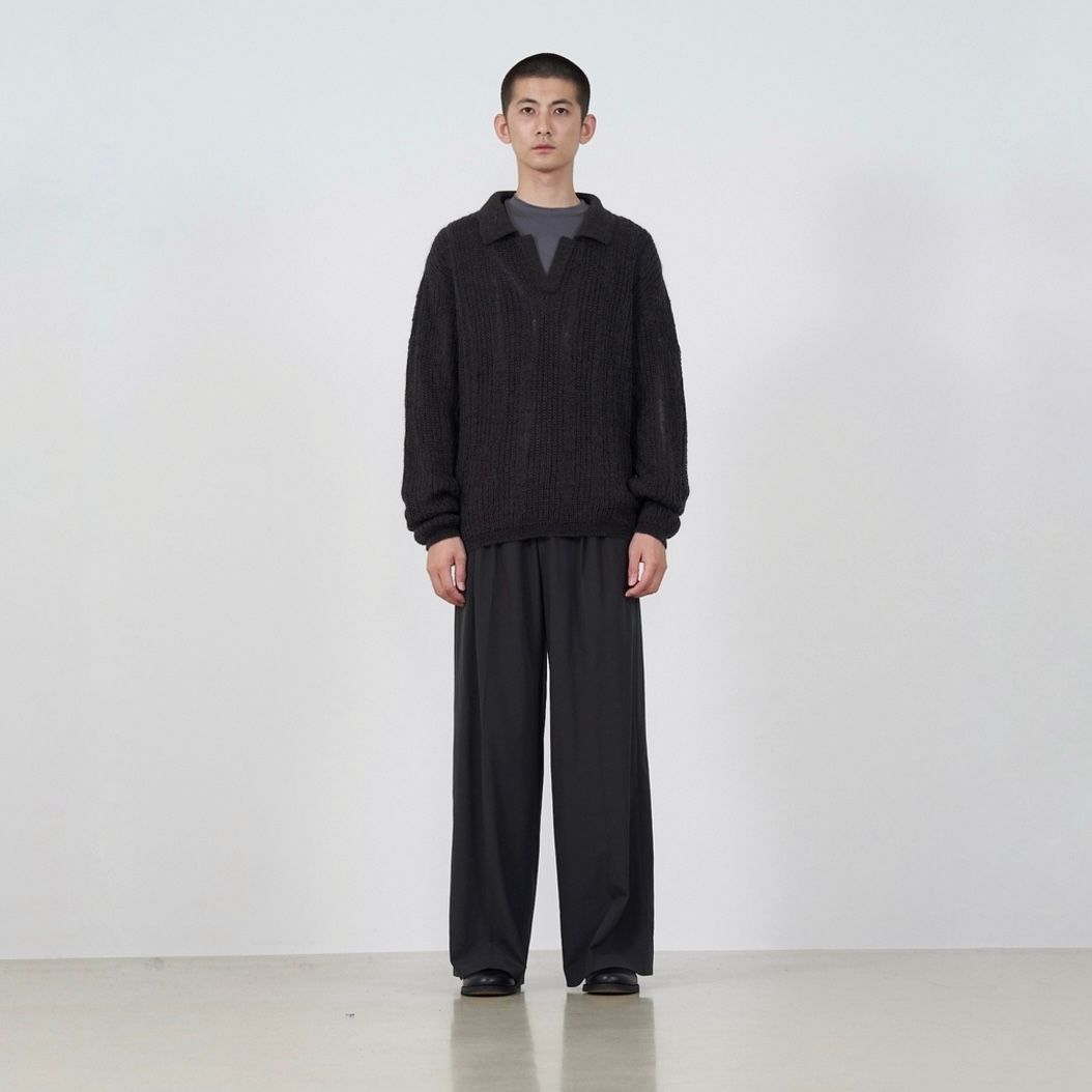 YOKE - 【残り一点】Silk Mohair Skipper Sweater | ACRMTSM