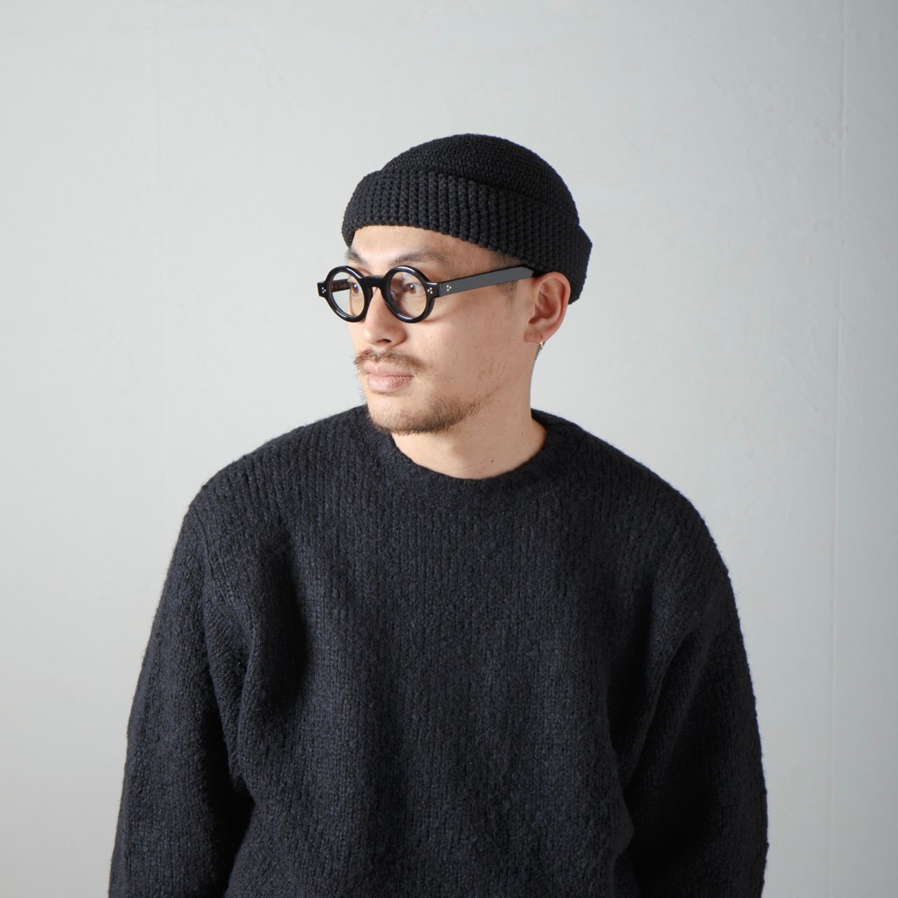 【残り一点】Hand Knit Crusher Cap
