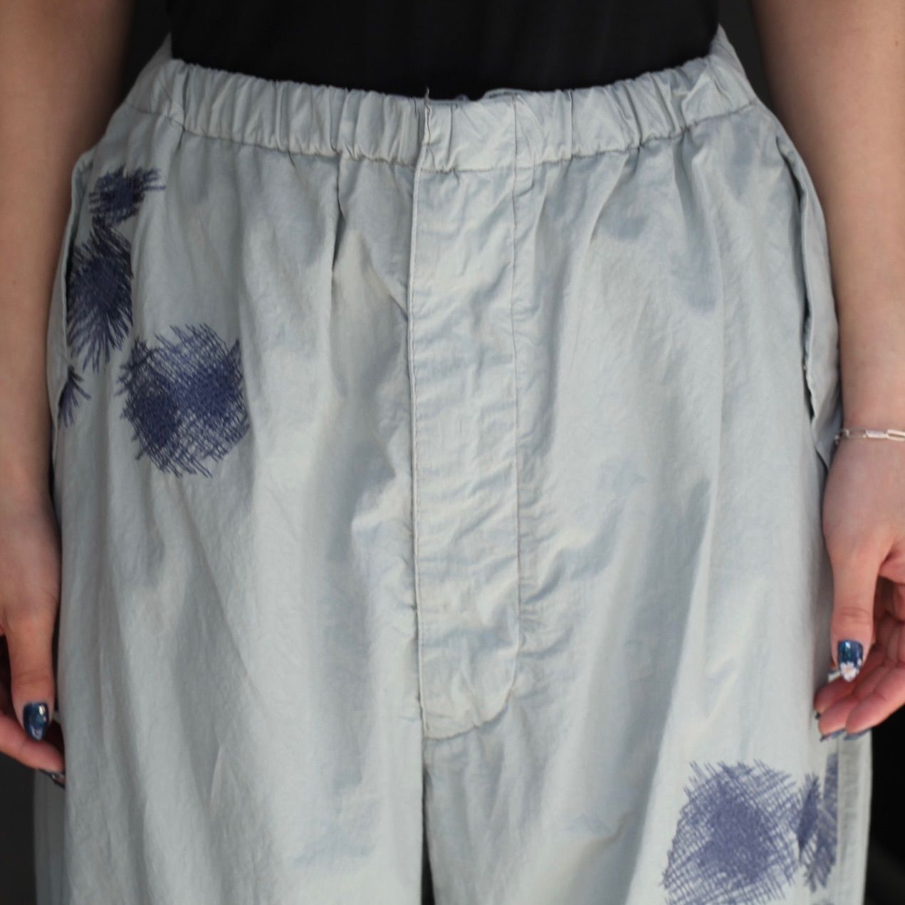 【残り一点】Embroidery Over Pants