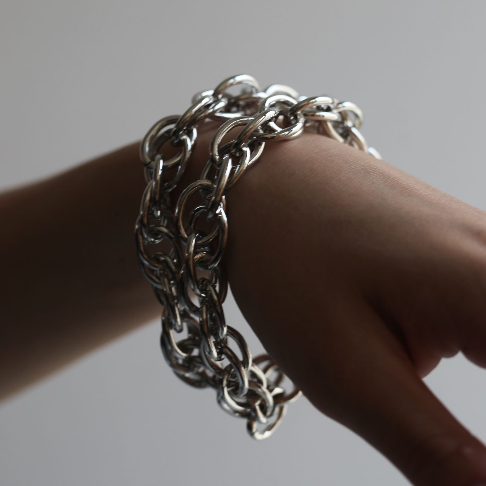 【残りわずか】W Chain Bracelet