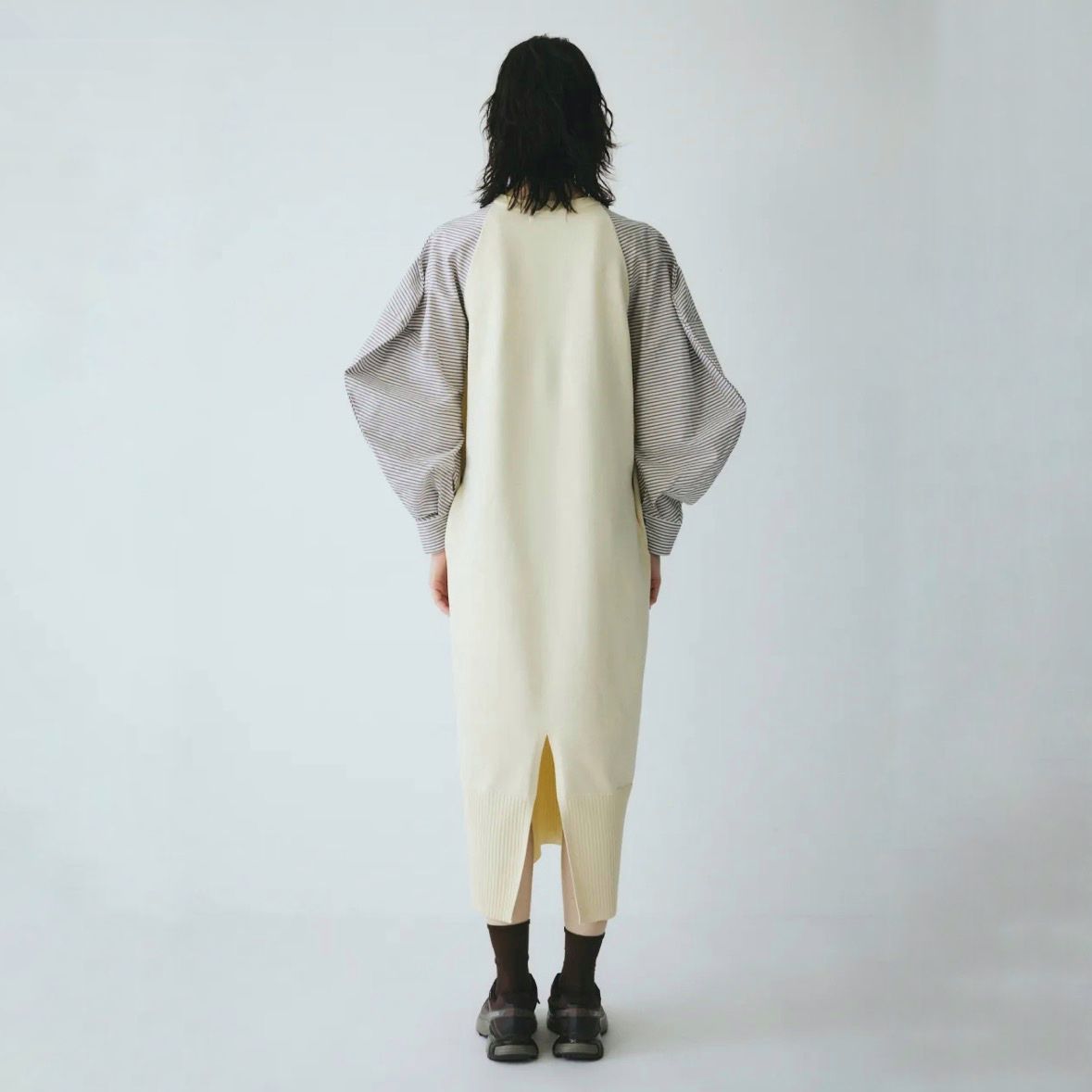 【残り一点】Volume Sleeve Knit Dress