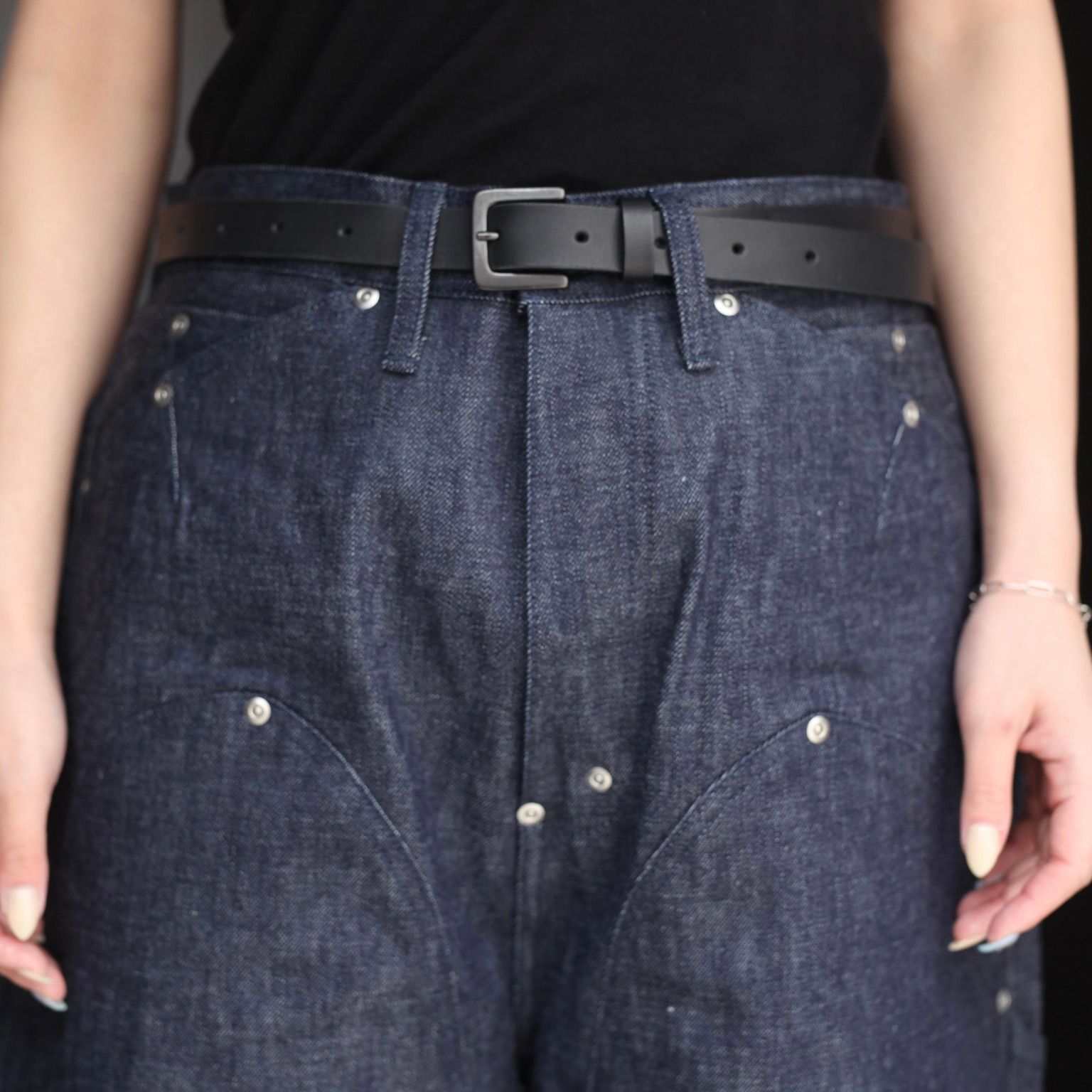 【残り一点】Newcommune Baggy Denim Shorts Rigid