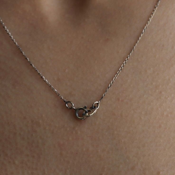 【お取り寄せ注文可能】Rock Beads Necklace 2(SILVER)