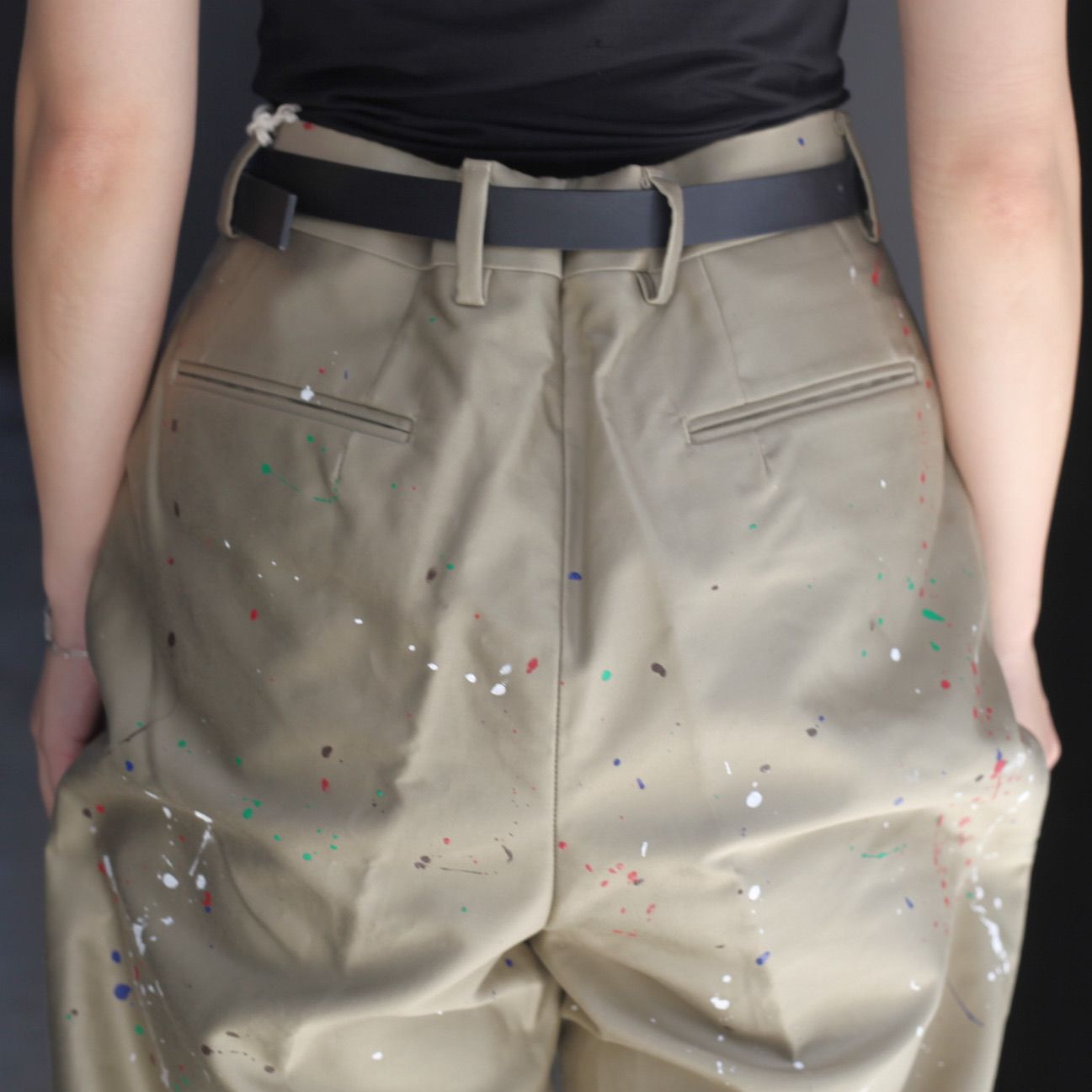 【残り一点】GIza Cotton Moleskin Wide Paint