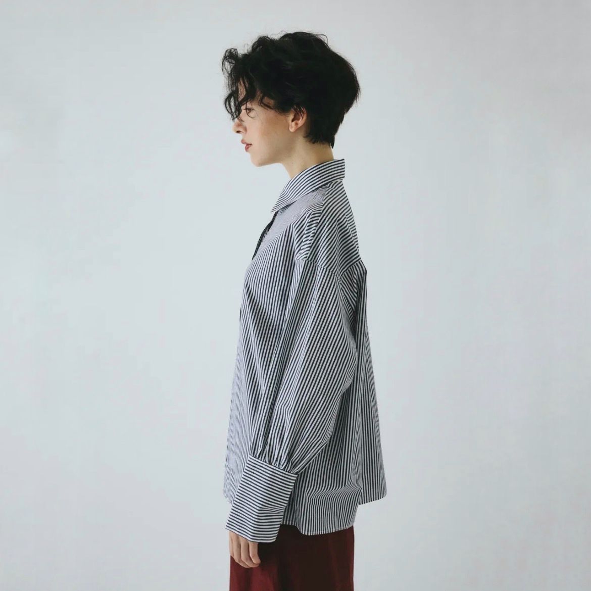 【残り一点】Asymmetry Collar Shirt