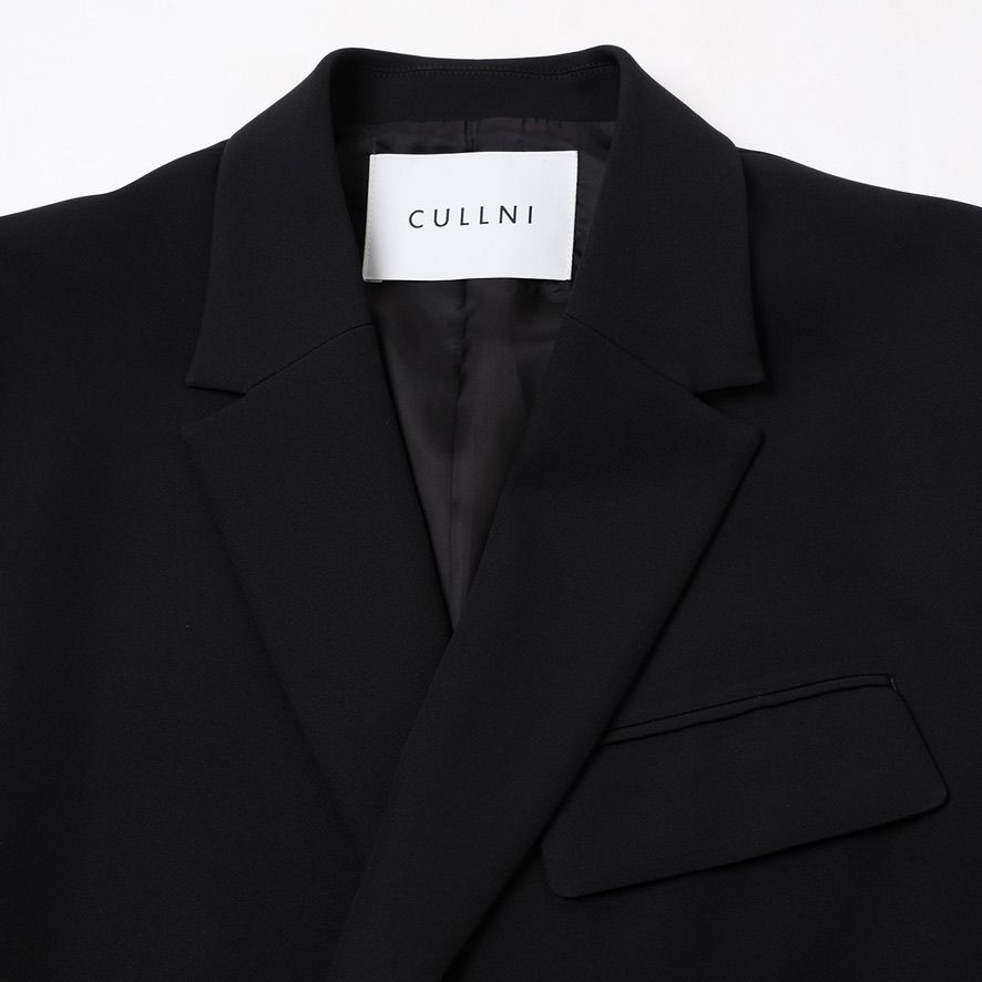 CULLNI - 【残り一点】Double Satin Tie Locken Jacket | ACRMTSM