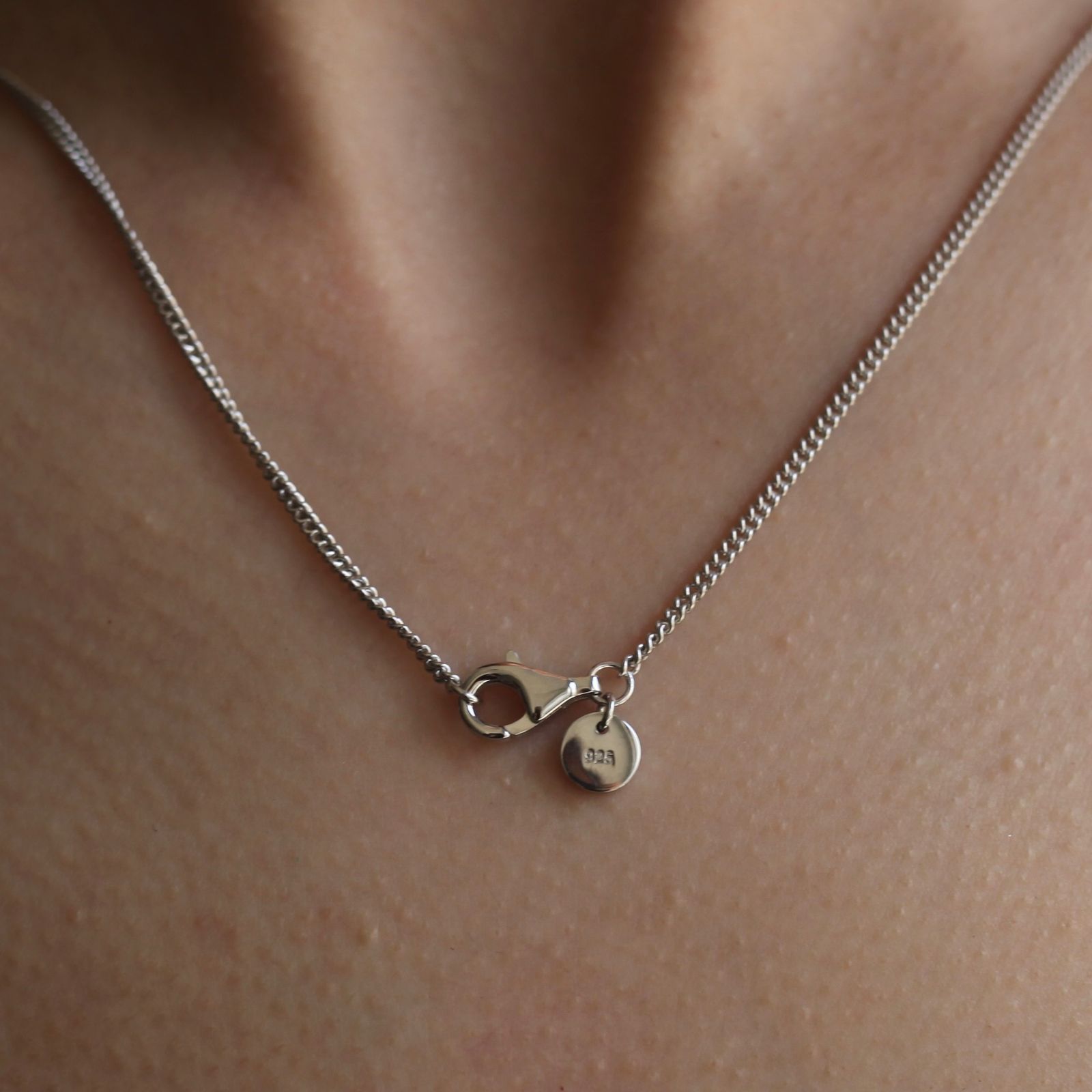 【残りわずか】Curb Chain Silver_S(SILVER)