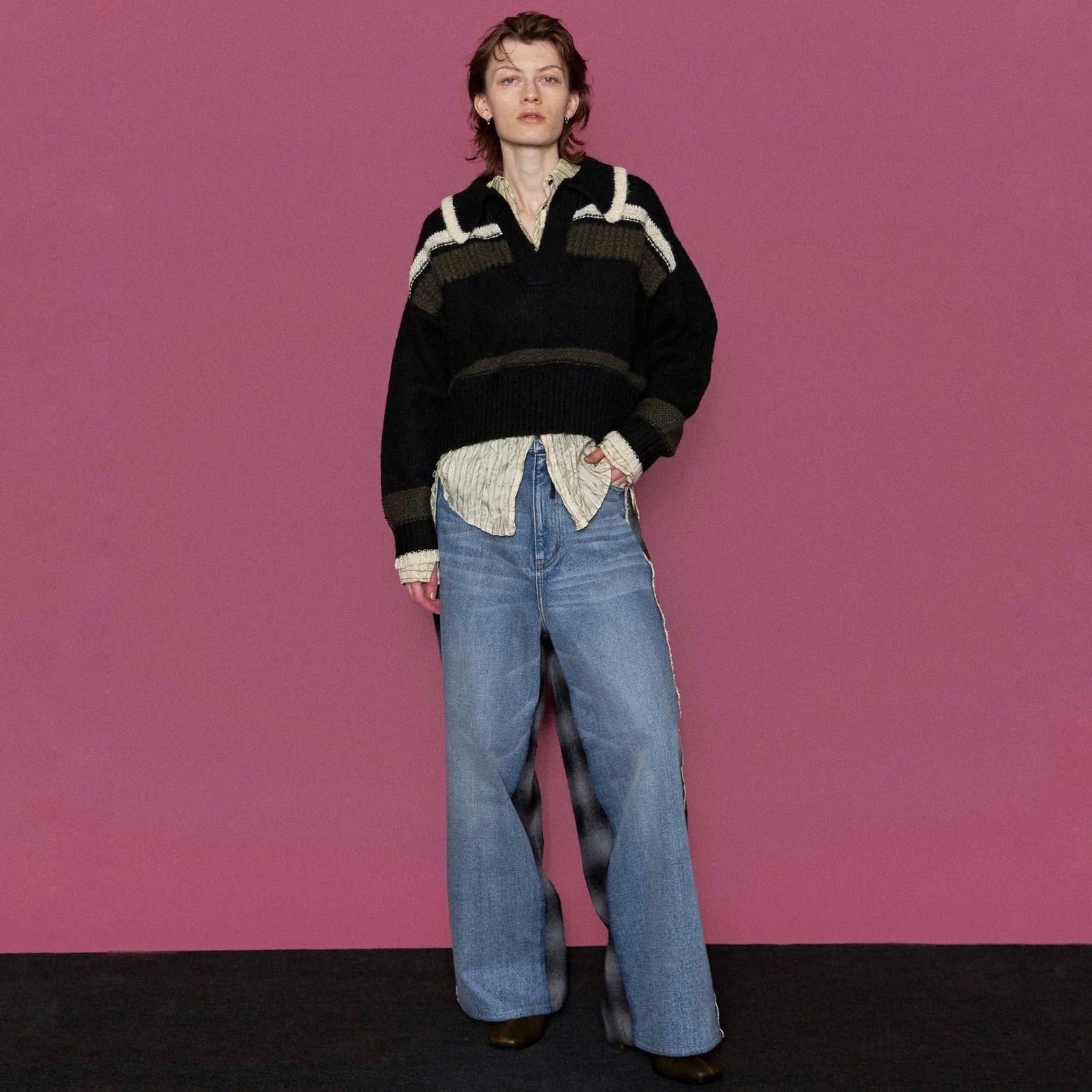 【残り一点】Skipper Short Length Knit Tops